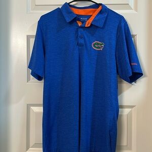 Florida Gators Men’s Blue Polo Medium - Columbia Brand